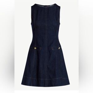 Free Assembly size 8 sleeveless denim dress